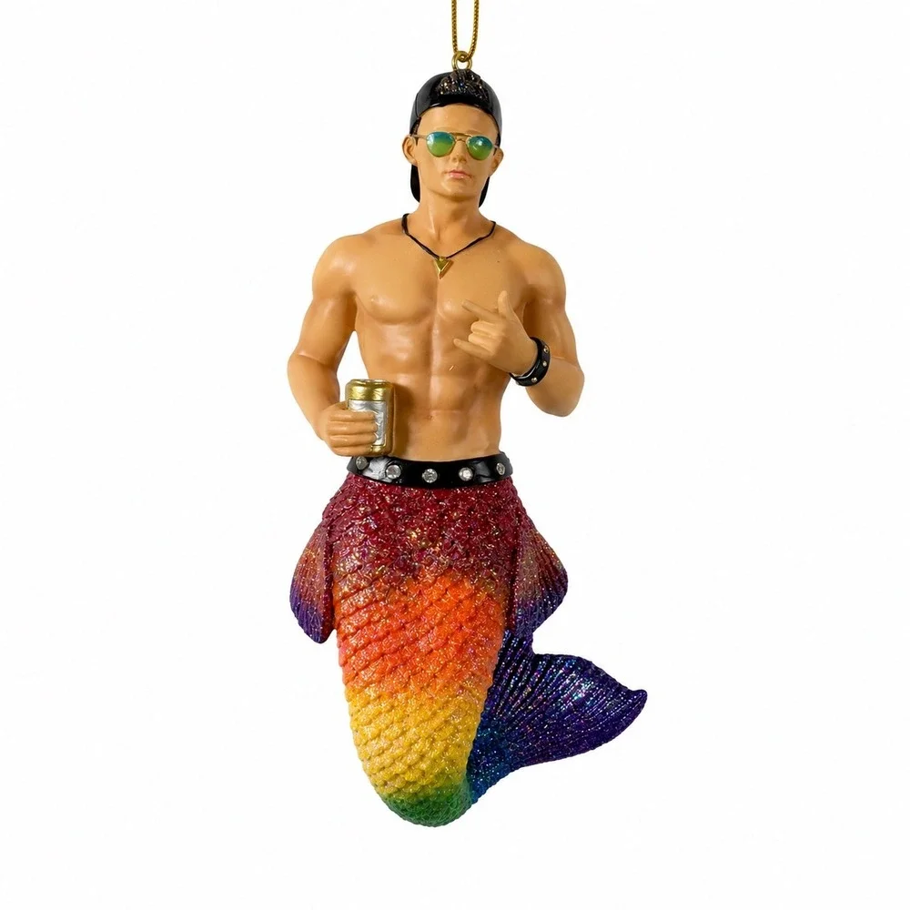 December Diamonds 2016 Rehoboth Merman Retired Ornament 55-55002 Rainbow NIB